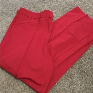 Elastic waistband dress pants